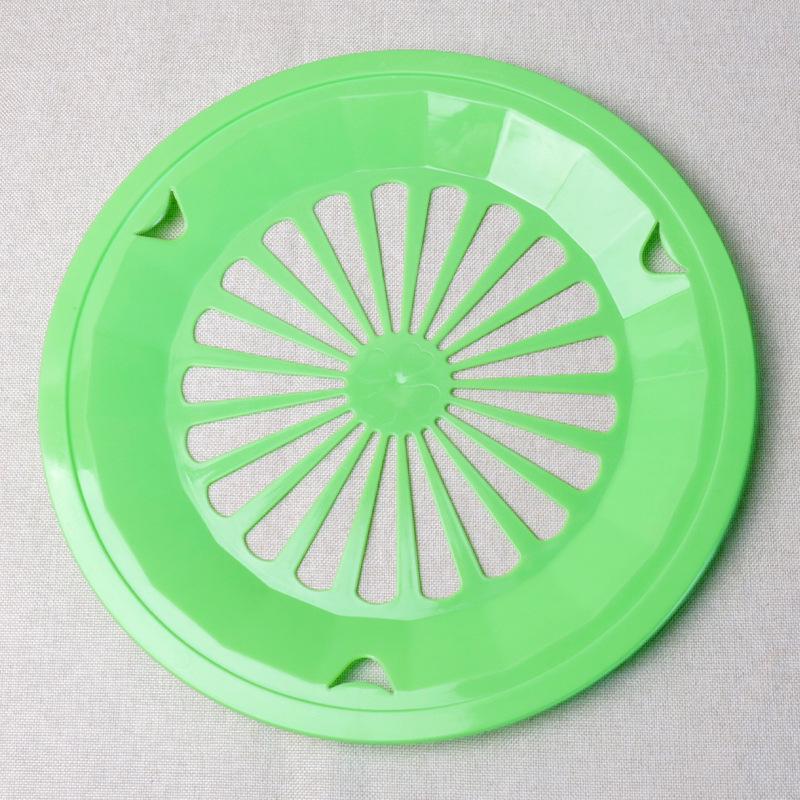 

Портативная одноразовая круглая мексиканская пластиковая тарелка для пикника Green 10.35 inch BBQ paper tray