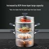 SUPOR 3-Layer 304 Stainless Steel Steamer