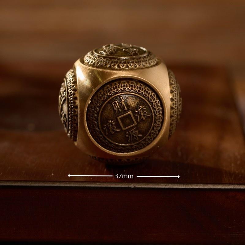 Six-Faced Anti-Stress Fidget Spinner Four Blessing Implies Auspiciousness Home Decor Gift For Party Birthday Stress Relief Toy