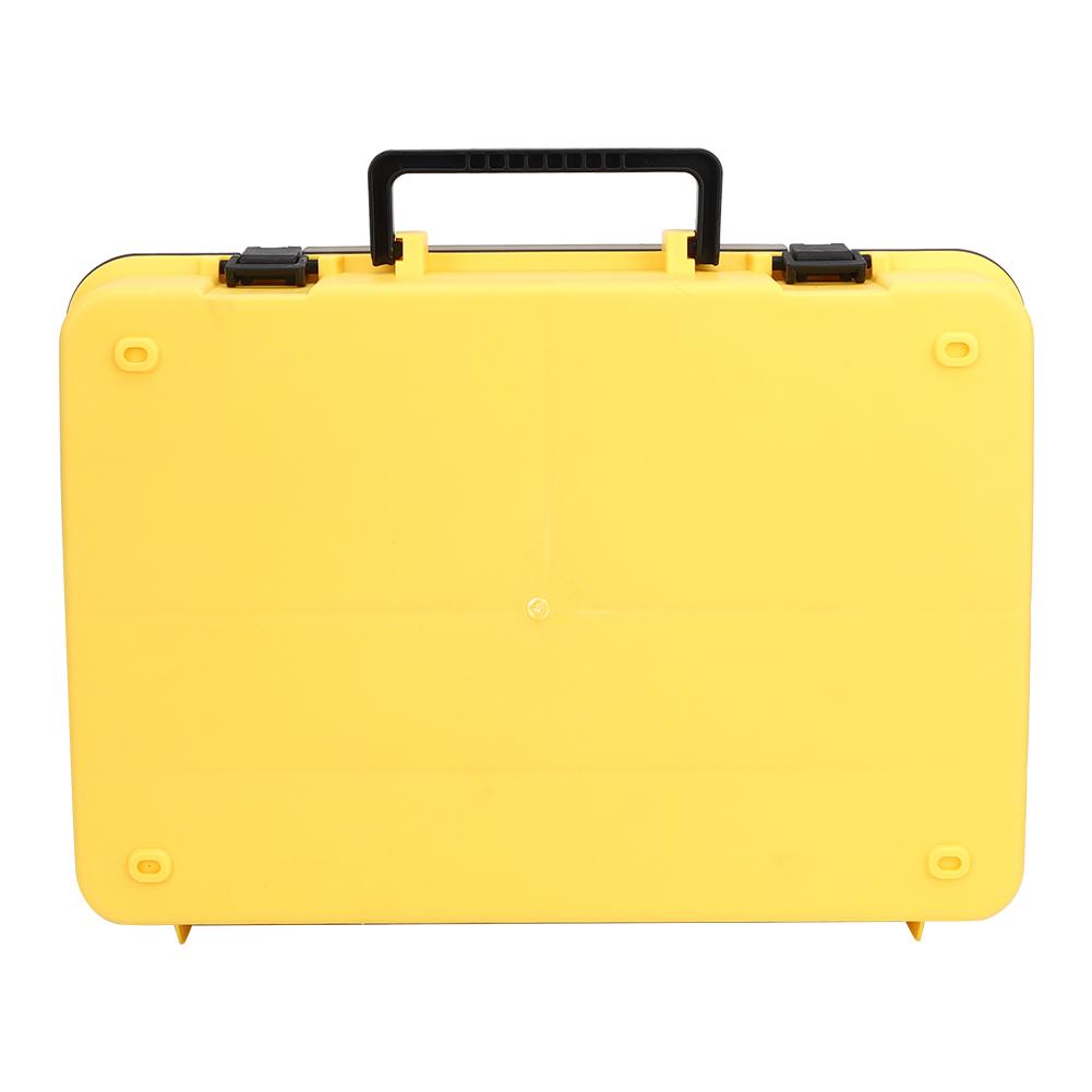 Mala de isca de camada única, caixa de armazenamento de plástico, armário de ferramentas de grande capacidade, equipamento de pesca marítima