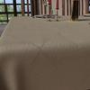Nappe carrée anti-tâches 180x180 cm LUXURY champagne, par Soleil d'Ocre