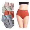 Panty Organic Beautiful Butt Beautiful Covers the Cold Elastic Does Not Touch the Comfortable Set [Trnvco] Women's 5-Piece Set, Deep-Waisted,