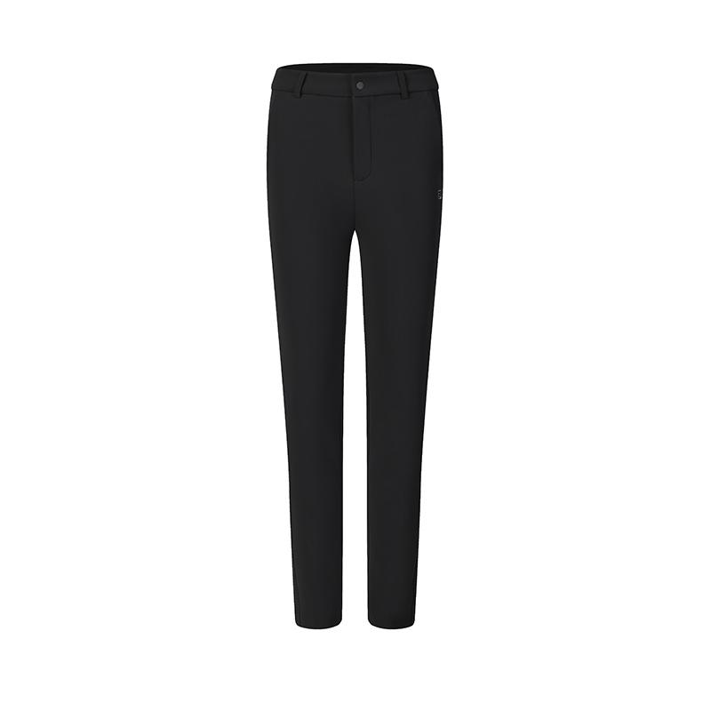 New FILA Golf Series Knitted Sweatpants Women's Pitch Black A11W445602FBK