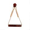 Rope Toilet Papers Holder Handmade Rustic Roll Hanger for Restroom Walnut Round PIECE