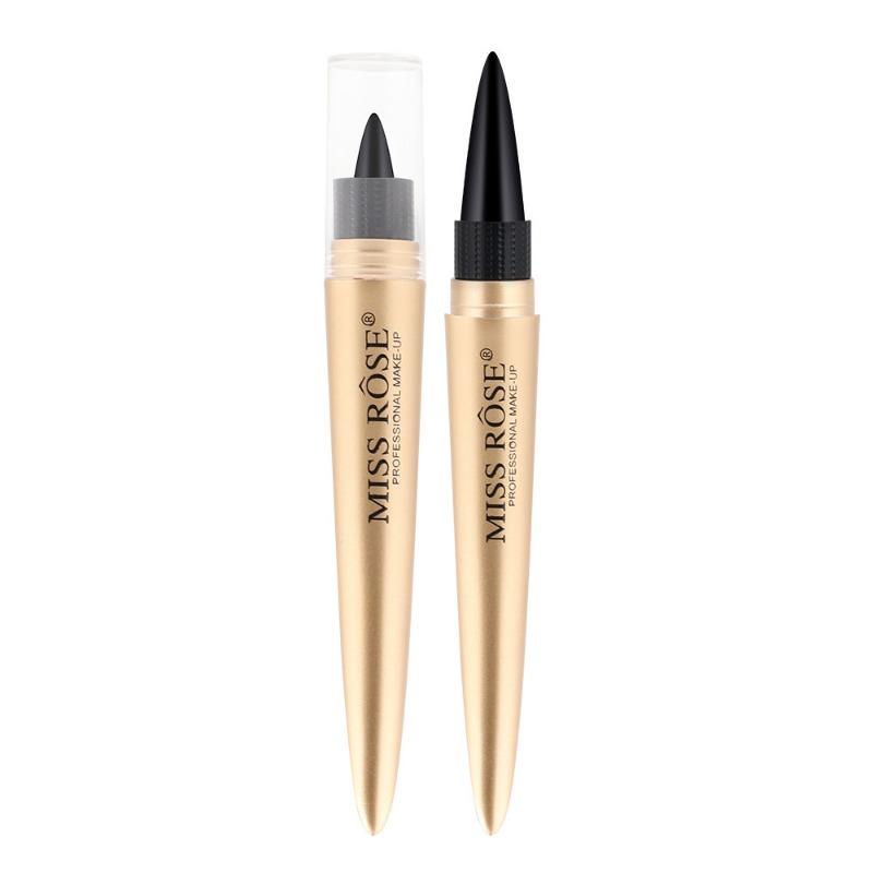 Cool Black Intense Eyeliner Color Eyeliner Waterproof Long-Lasting Makeup Holding Non-Smudge Eyeliner Pencil