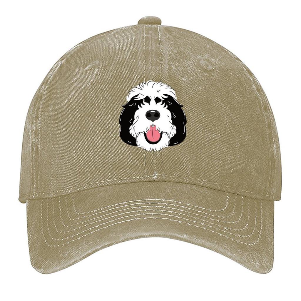 2026 LOVE Black And White Sheepadoodle 1 Baseball Cap Hat Luxury Brand |-F-| Sunhat Sailor Cap For Men For Girls Men's