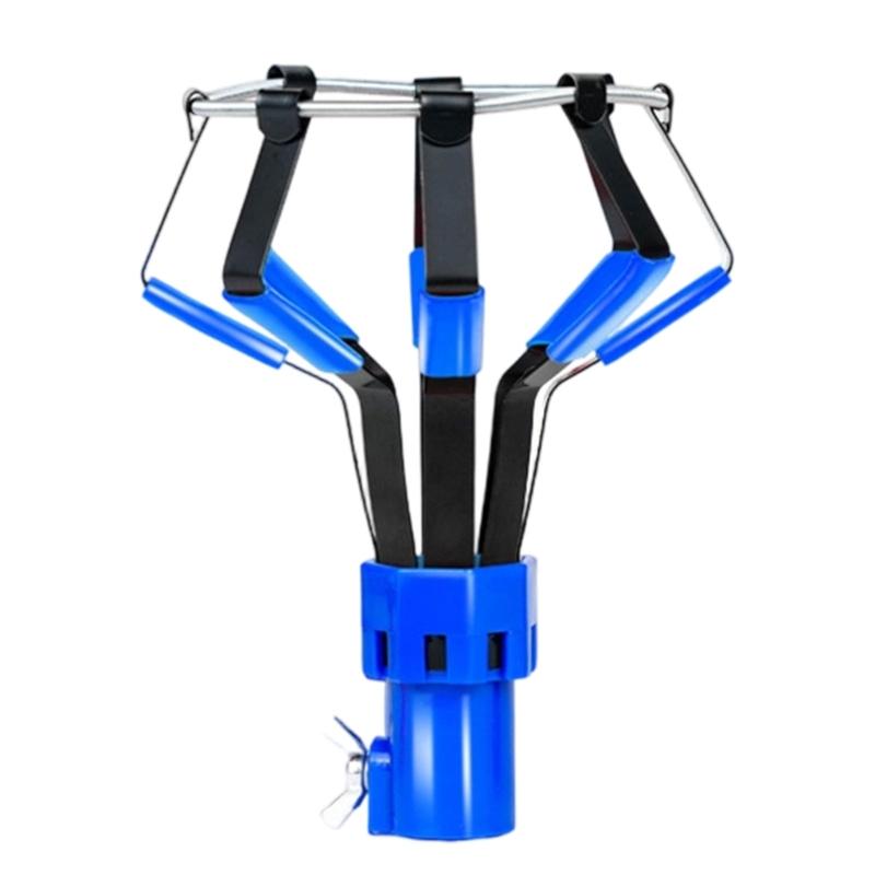 Light Bulb Changer Head with Aluminum Body, Manual Overhead Service Tool for Hard-to-Reach Ceiling Lighting Use