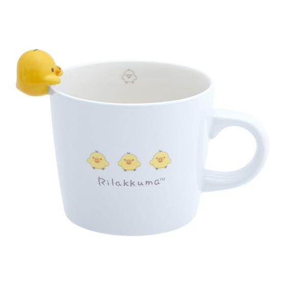 San-X Mug with Rilakkuma Mascot Kiroitori TK23803 H120 x W120 x D105mm
