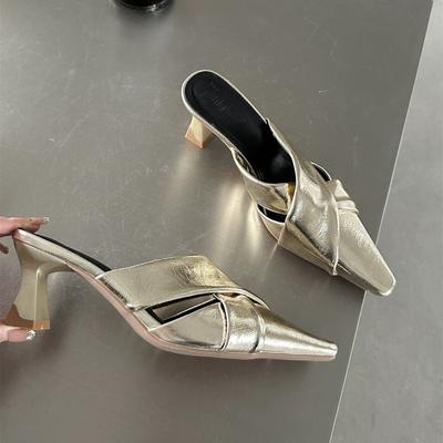 Mode Mode Damen Sandale Sommer Pantoletten Damen Hausschuhe Spitzschuh Hausschuhe Damen Abendschuhe Damen Außenrutschen