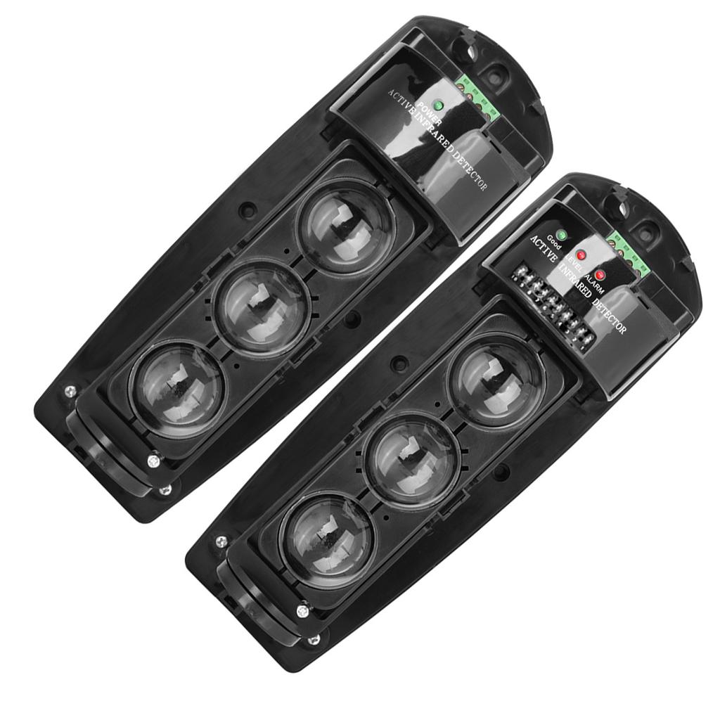 Triple Beam Alarm Photoelectric Infrared LED Detector Security System ABE-250
