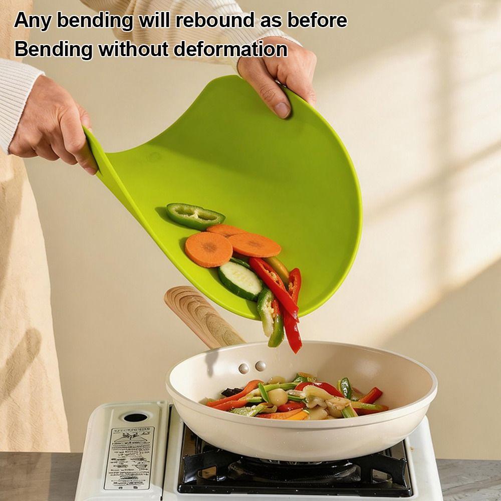 TPU Cutting Boards Flexible Cutting Mat Solid Chopping Board  for Vegetable Meat