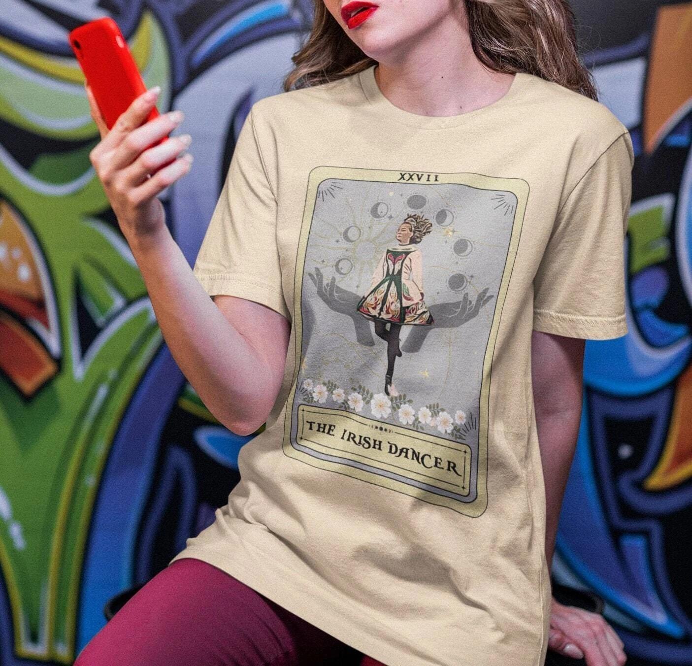 The Irish Dancer Tarot Card Shirt, Irish Dance 4XL