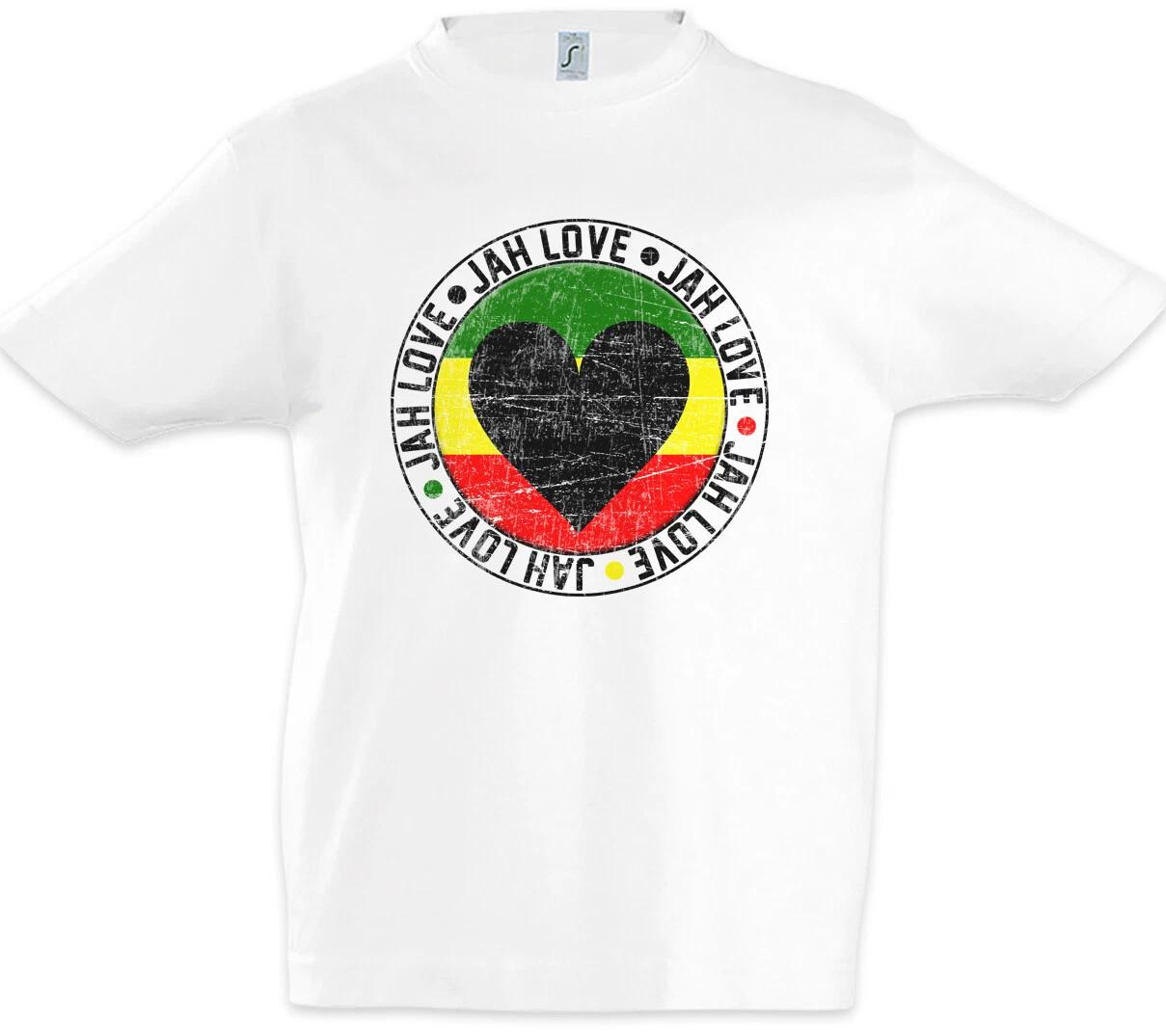 Jah Love Kids Boys kids boys T-Shirt Rasta Irie Reggae Jamaica Africa Rastafarian Music 110