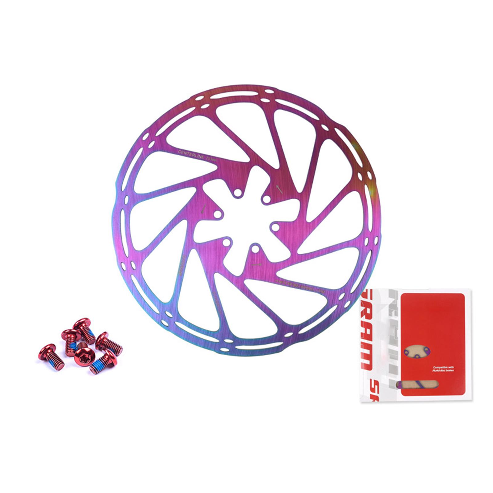 Bicycles Disc Brake Bicycles Rotors Rotor with Bolts Disc Brake Rotor Disc Rotor Cycling Spacer Bicycles Brake Disc Pad 4