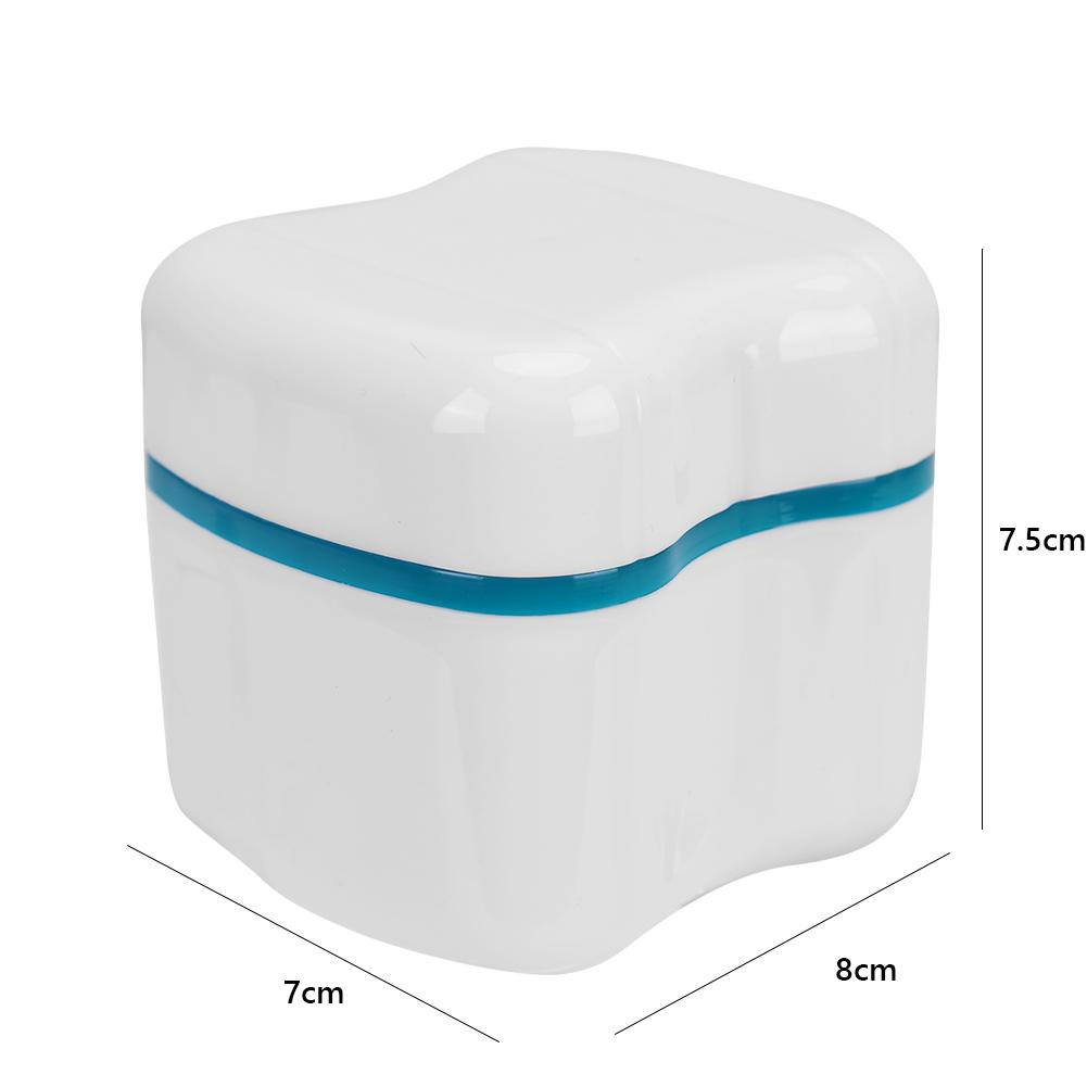 Hygiene Denture Storage Box Drainage Artificial Tooth Case False Teeth Container