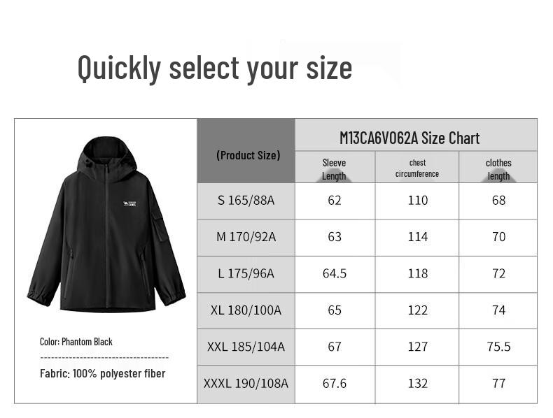 Camel Unisex Splash-Proof Outdoor Hard Shell Jacket