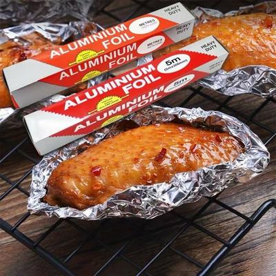1/2/3 Stück Aluminiumfolie Heißluftfritteuse Ofen Spezielles Backen Hähnchen Pommes Barbecue Küche Verpackung Lebensmittel Aluminiumfolienrollen