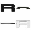 WBWP9 For Ford Ranger 2015-2021 Grille Top Logo Letter Grill RANGER 3D Emblem Original Size ABS Sticker With Glue Chromium Styling