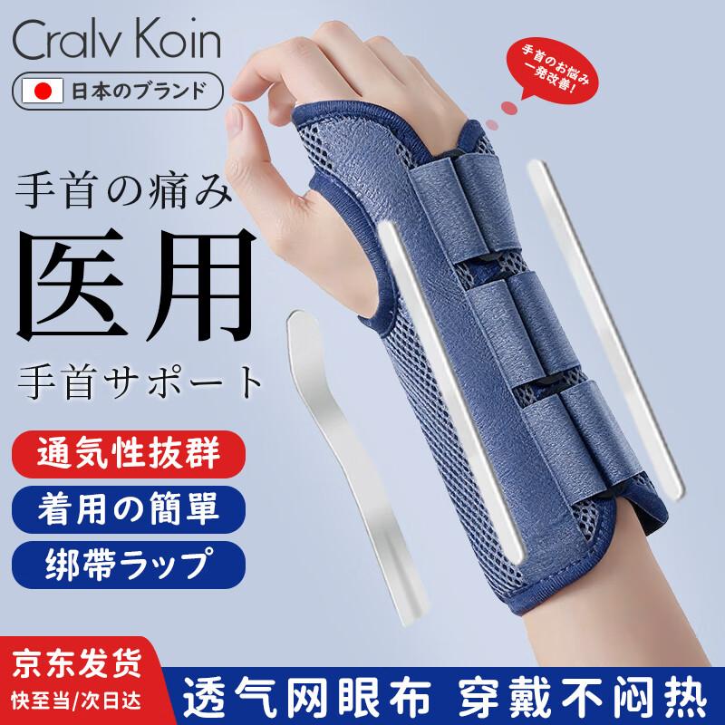 

CRALVKOIN Medical Breathable Wrist Support Brace Right Hand - Single