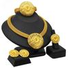 24K Gold Plated Dubai Necklace Earrings Ring Bracelet Set African Bridal Banquet Jewelry Set 2026