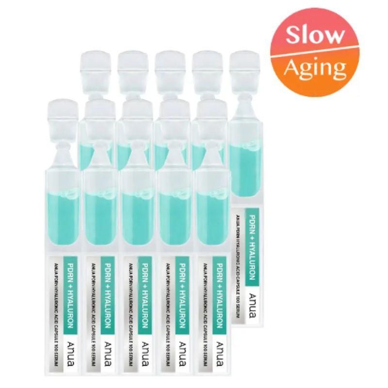 

Anua PDRN Hyaluronic Acid Capsule 100 Serum Intensive Hydrating Repair Ampoule Set 1ml x 10ea