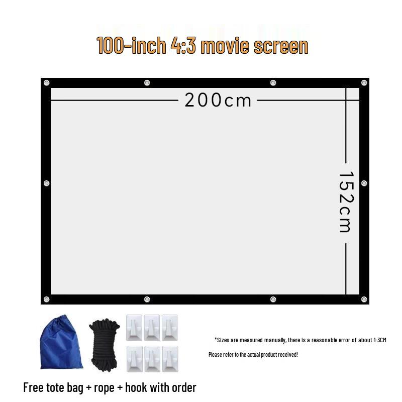 HANDUNYOU Outdoor Portable Projection Screen