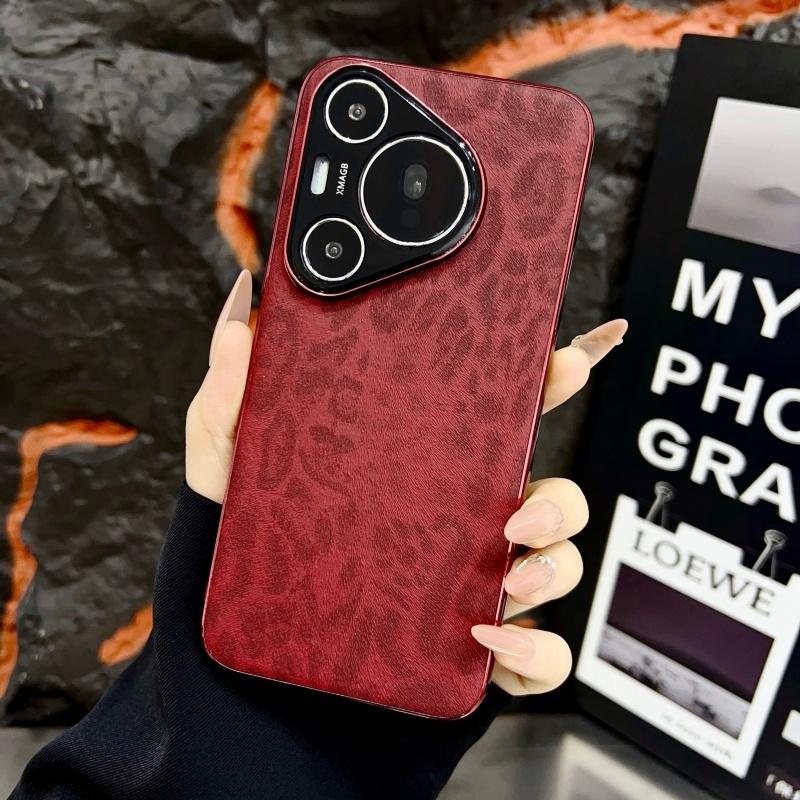 

Чехол с покрытием из ПУ-кожи с леопардовым принтом для Huawei Pura 80 70 P80 P70 Pro Ultra Mate 80 70 60 50 40 Бизнес Ретро Обложка Huawei Pura 70