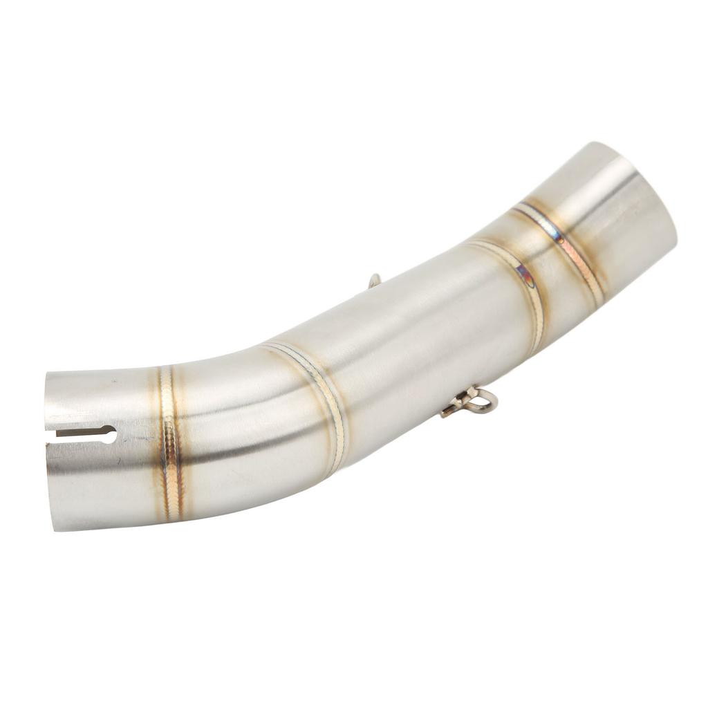 Motorcycle Exhaust Middle Pipe Stainless Steel Mid Link Connection Tube for CBR500R CBR400R CB500F CB500X CB400X CB400R