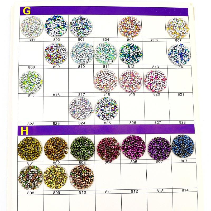 Drill Sticker Resin Drill Belt Diy Jewelry Adhesive Flash Drill Sticker Drill Clothing Accessories Decorative Strip Hot Drill Self-Adhesive Strip