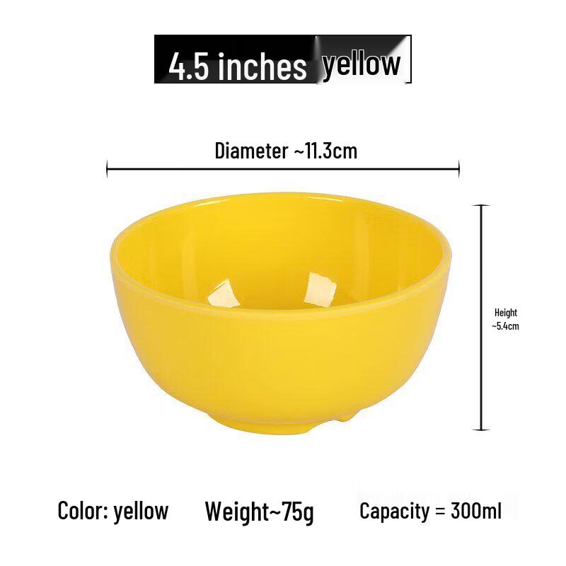 A3 Melamine Anti-Drop Dining Bowl