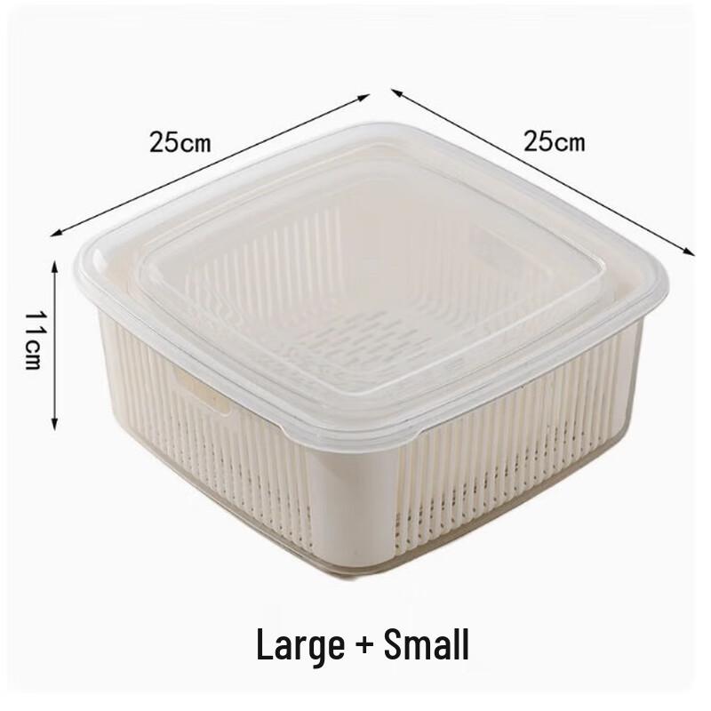 Doppelschichtiger Abflusskorb aus Kunststoff