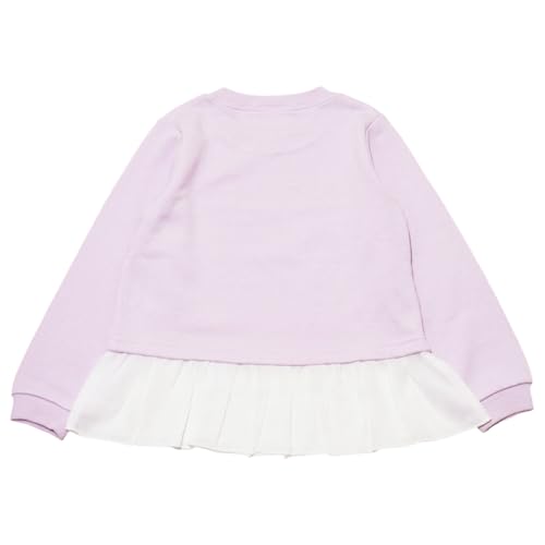 Nakata Classic on8981az Gabby's Dollhouse Ruffled Hem Long Sleeve Sweatshirt, Girls, Purple
