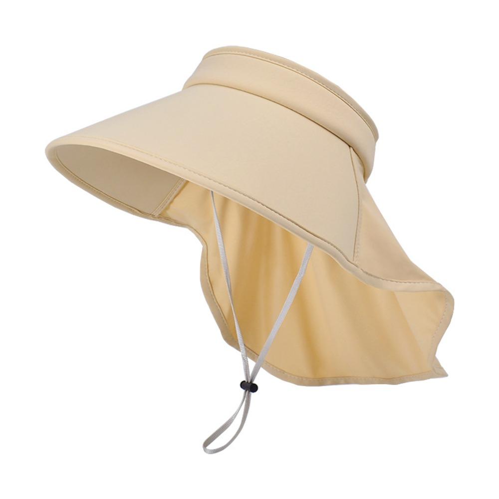 Ice Silk Summer Men Visor Cap Wide Brim Mountaineering Cap Fashion Sun Cap  Famale