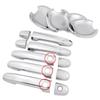 Car Decoration Chrome Silver Door Bowl Handle Cover For Toyota RAV4 2006-2012 Cars Accessories Exterior Styling