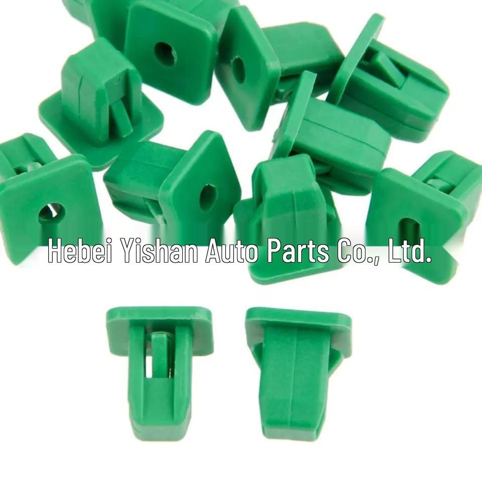 Haishi Jinbei Foton Rear Door Floor Clip: 8mm White/Green Fastener
