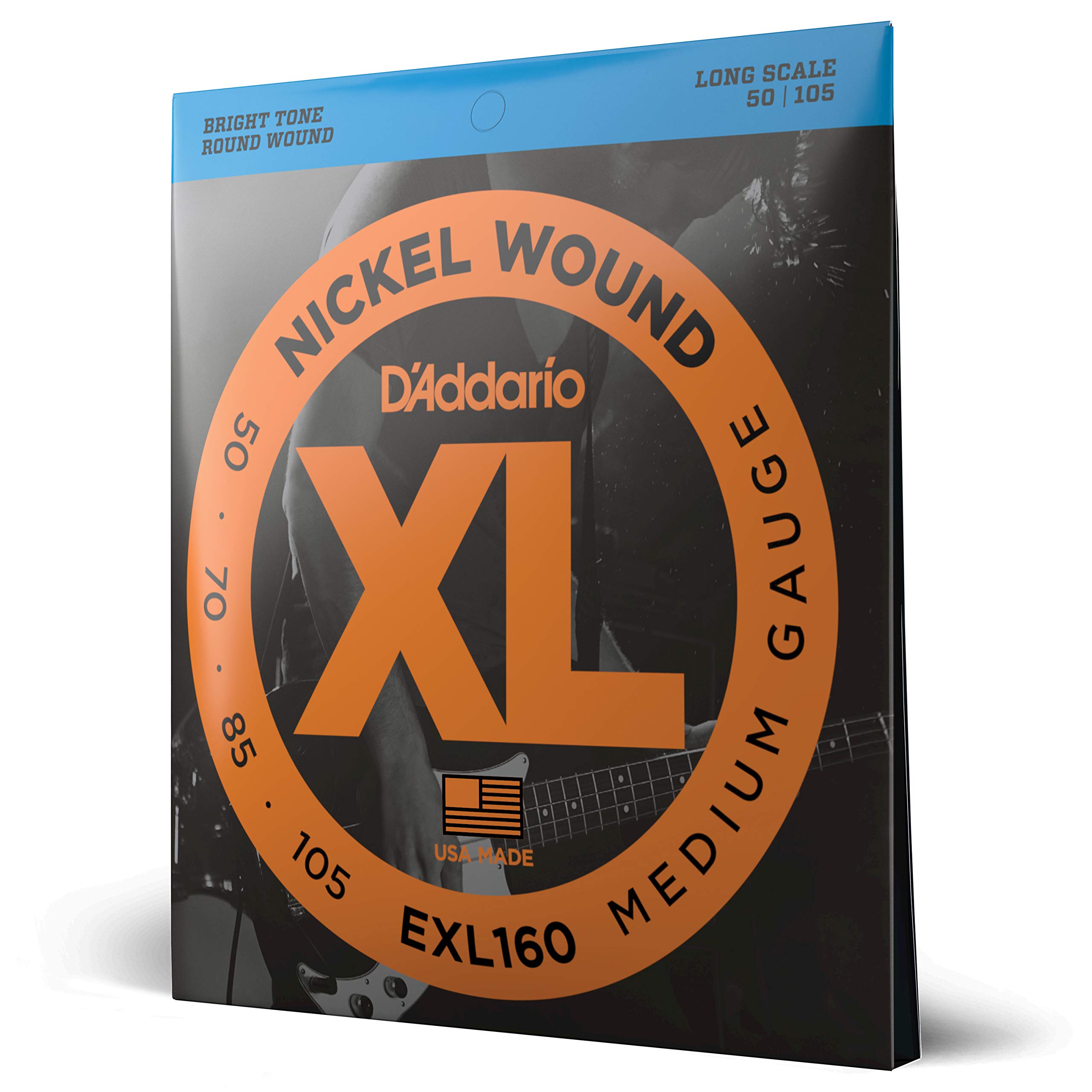 

Nickel Long Scale EXL160 Bass Strings D Addario .050-.105
