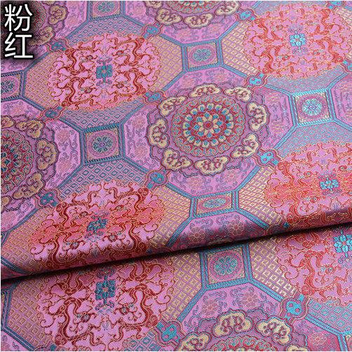 Thick Chinese Brocade Fabric With Dragon Pattern Material For Sewing 100% Polyester DIY Gift Box Sewing Packaging Cloth