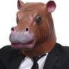 Halloween Nilpferd Maske Kopfbedeckung Neue alberne Nilpferd Maske Cos Lustige Tier Masken für Streiche