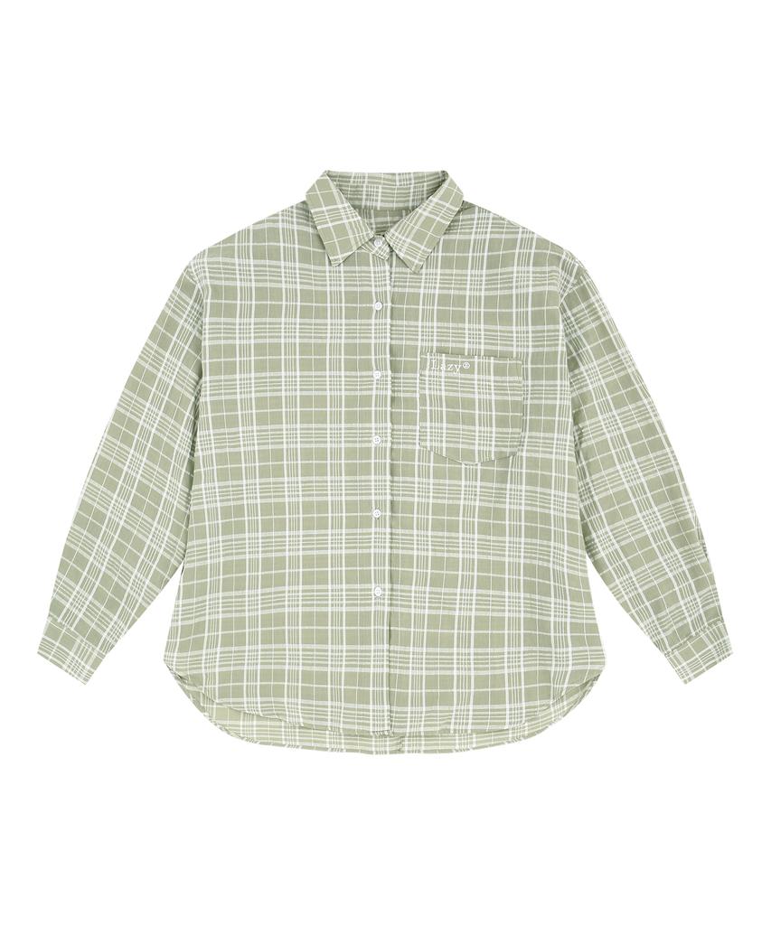 Leijiji Loose Fit Classic Check Shirt (5 Colors)