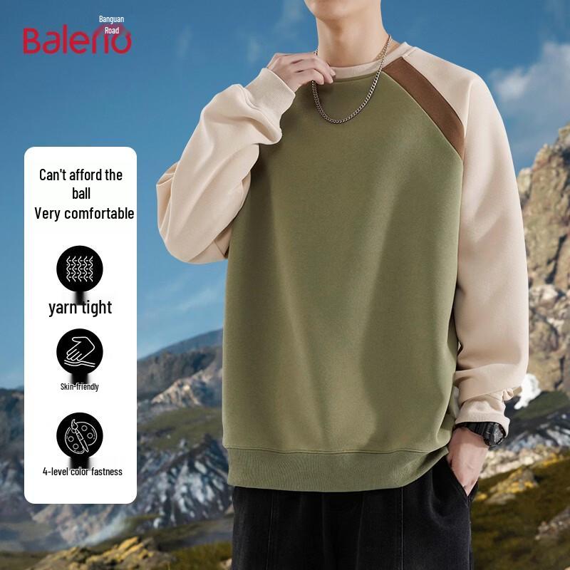 Baleno Men's Casual Heavyweight Pullover Sweatshirt