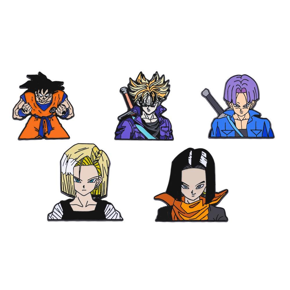 Anime Cartoon PCS Enamel Pins Custom Brooches Lapel Badges Animal Funny Jewelry Gifts for Kids Friends