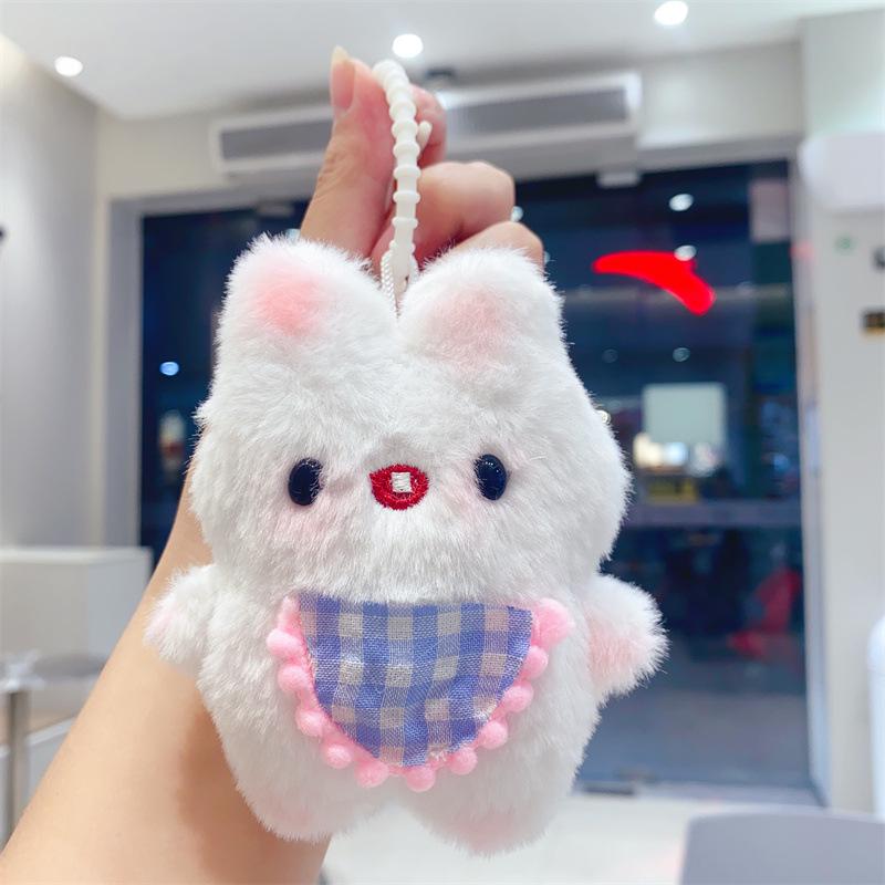 Capybara Plush Keychain - Adorable Cartoon Pendant Toy Gift for Kids