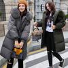 Down Cotton-padded Clothes, Women's Long Bread Clothes, Large Fur Collar Cotton-padded Jackets, New Thickened Cotton-padded Jackets, and Coats.