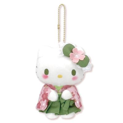 Sanrio Characters Matcha Kimono Hello Kitty Mascot 204233-24 H12 X W9 X D6cm