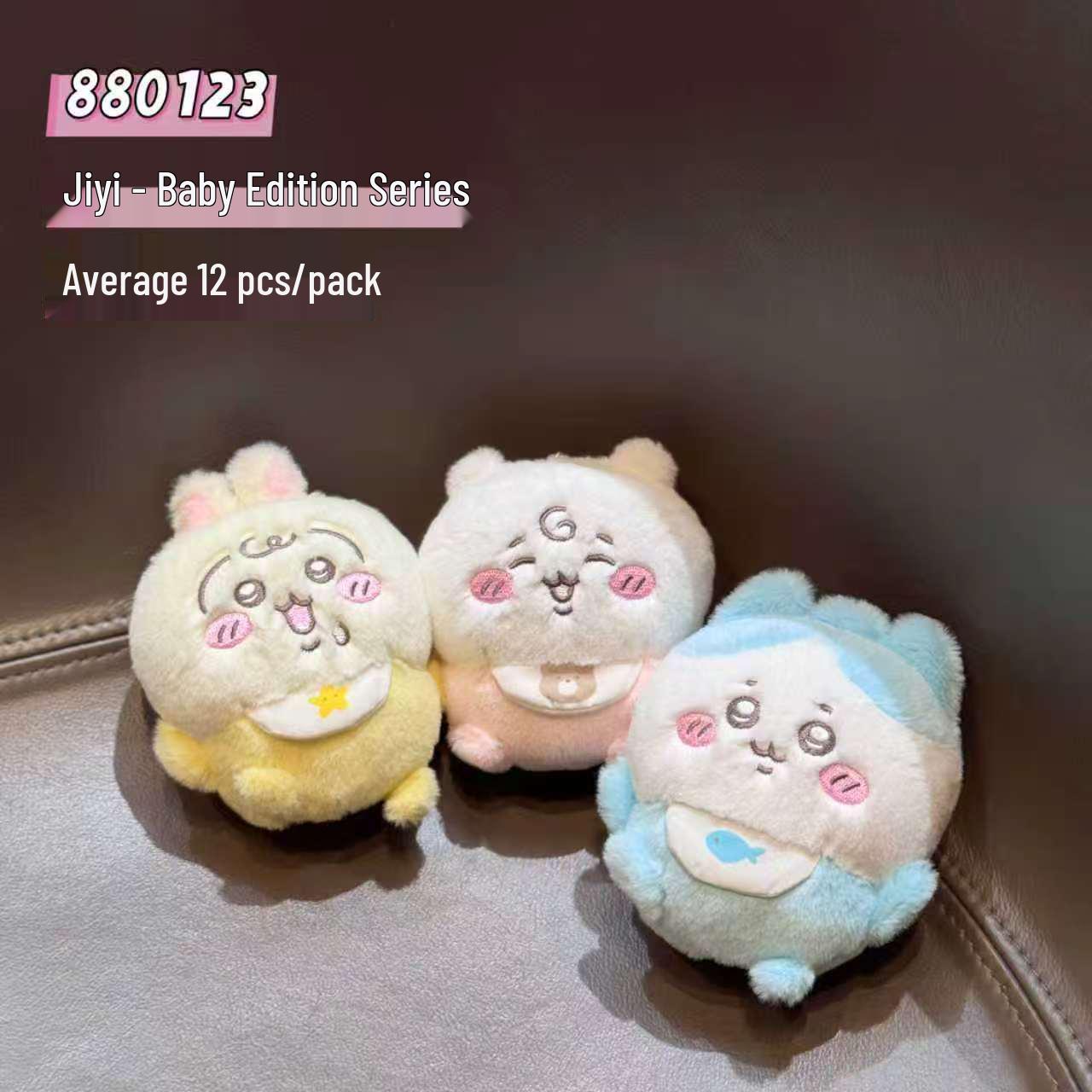 Chiikawa Adorable Baby Series Plush Keychain: Usagi, Hachiware, Kiji Backpack Charm 12cm