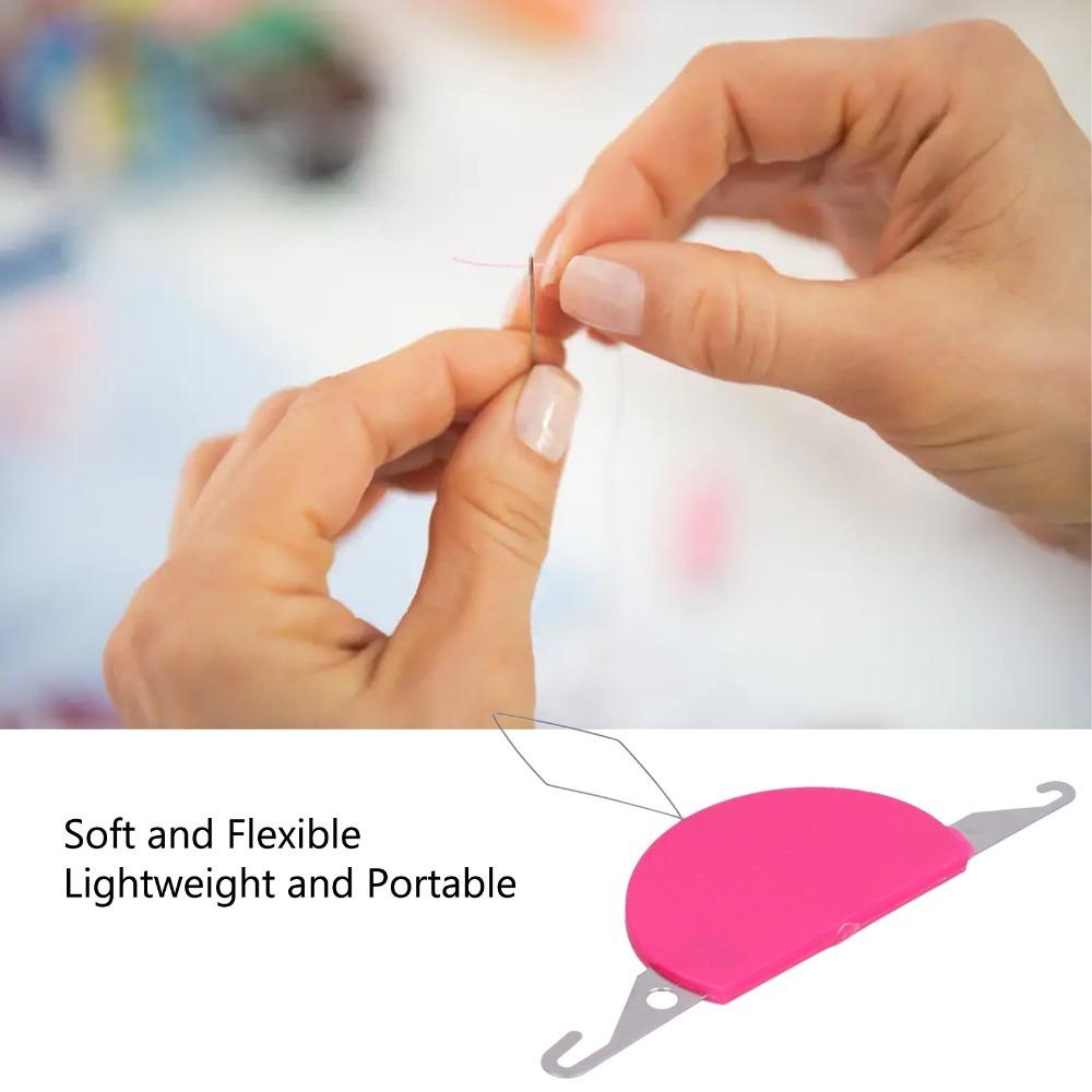 5pcs Lightweight Needle Threader Soft Flexible Sewing Needle Threader For Hand Sewing