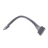 Sata til 15 pins hann-til-hunn strømforlengelseskabel HDD Ssd Sata strømkabel 20 cm