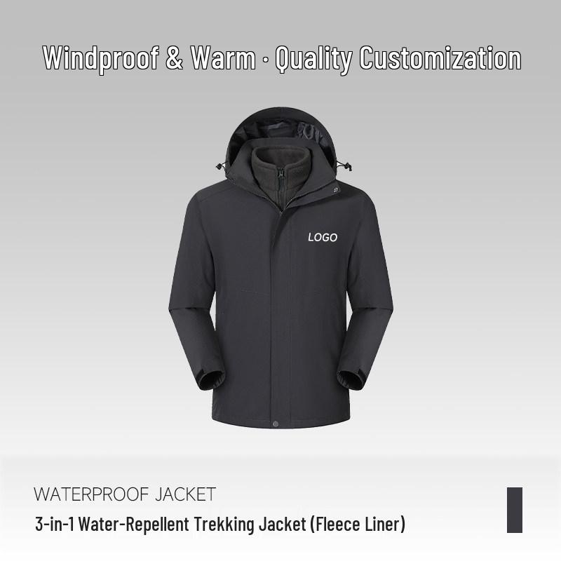 Veste d'alpinisme avec logo personnalisé BMW - Vêtement d'extérieur d'équipe pour la saison automne/hiver