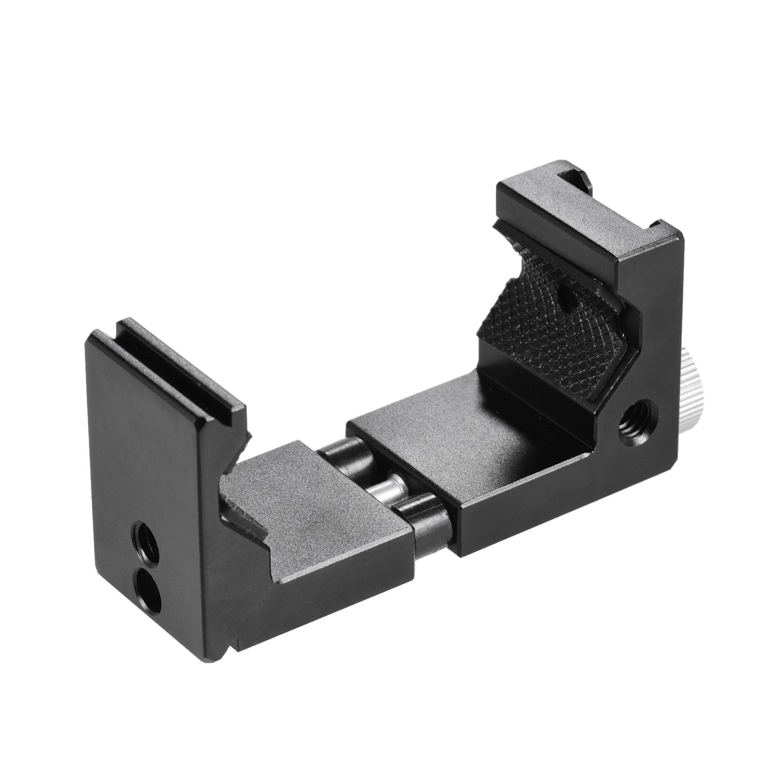 

1 4 Pintino Tripod Phone Mount with Cabin Knob Rubber Tracks for Selfie Live Streaming