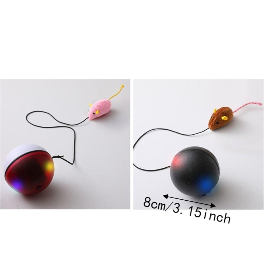 Silent Electric Cat Toy Ball Motion Sensor Cat Teaser Ball Smart Pet Toy Relieve Boredom
